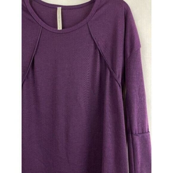 Forgotten Grace Women Purple Long Sleeve Top Sweater Size S - Picture 5 of 5